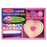 Wooden Heart Chest - DYO
