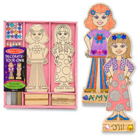 Wooden Fashion Dolls