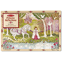 Princess Reflections - 96 piece Wooden Jigsaw Puzzle