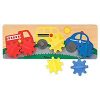 Spinning Wheels Gear Toy