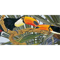 Toucan Kiss - 100 piece Jigsaw Puzzle