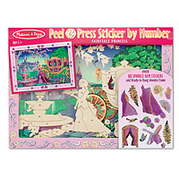 Peel & Press Sticker by Number - Fairytale Princess
