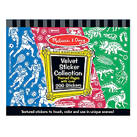 Velvet Sticker Collection - Blue