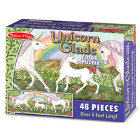 Unicorn Glade Floor Puzzle - 48 piece Floor Puzzle