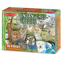 Endangered Species - 48 pc piece Floor Puzzle