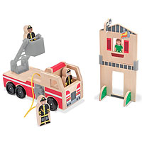 Whittle World - Fire Rescue Play Set