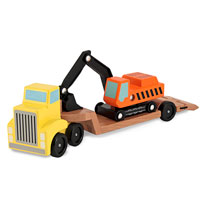 Trailer & Excavator
