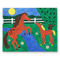 Canvas Creations - Horses