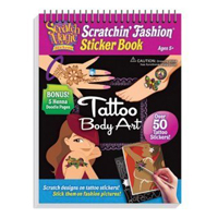 Tattoo Scratch Art Activity Pad