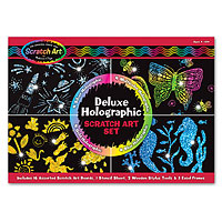 Deluxe Holographic Scratch Art Set