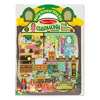 Puffy Stickers - Chipmunk House