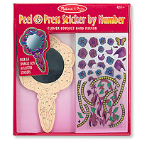 Peel & Press Flower Bouquet Hand Mirror