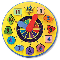 Shape Sorting Clock