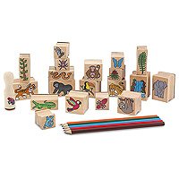 Stamp-a-Scene-Rain Forest