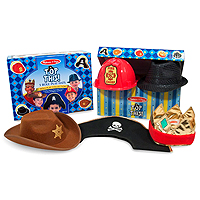 Top This! Role Play Hats - Brown/Black