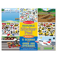 Reusable Sticker Pad - Vehicles