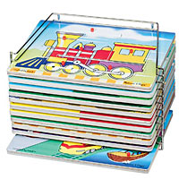 Single Wire Puzzle Storage Rack