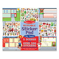 Reusable Sticker Pad - My Town