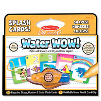 On the Go Water Wow! Splash Cards Shapes, Numbers, Colors