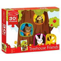 Treehouse Friends Jigsaw Puzzle - 30 pc