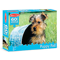 Puppy Pail Jigsaw Puzzle - 60 pc