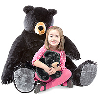 Black Bear and Cub - Large Plush