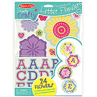 Simply Crafty - Personalized Letter Flowers