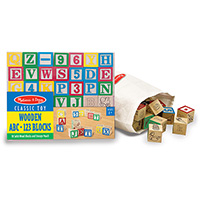 Wooden ABC/123 Blocks