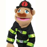 Firefighter Puppet