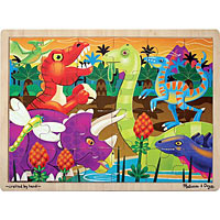 Prehistoric sunset Wooden Jigsaw