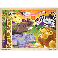 African Plains Wooden Jigsaw