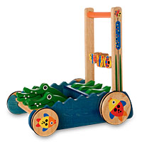 Chomp and Clack Alligator Push Toy