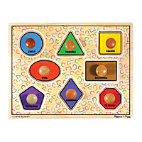 Geometric Shapes Jumbo Knob