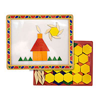 Magnetic Pattern Blocks Set