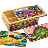New Dinosaurs Puzzles in a Box