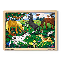 Frolicking Horses Jigsaw (48 pc)