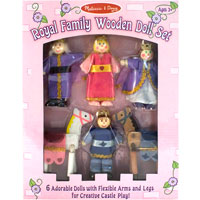 Royal Family Wooden Doll Set