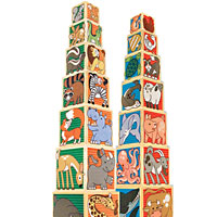 Wooden Animal Nesting Blocks