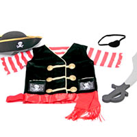 Pirate Costume Role Play Set