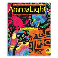 AnimaLights Stained Glass Coloring Book