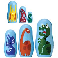 Dinosaur Matryoshkas