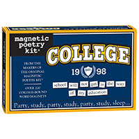 College Magnetic Poetry Kit
