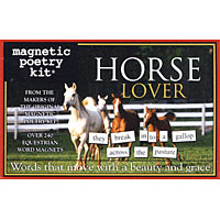 Horse Lover Magnetic Poetry Kit