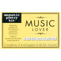 Music Lover Magnetic Poetry Kit
