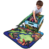 ZipBin Playset Classic with Toys - Dinosaur