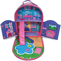 Everyday Princess ZipBin Dollhouse Backpack with One Doll