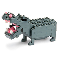 Nanoblocks Hippo