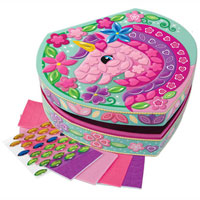 My First Sticky Mosaics Unicorn Jewelry Box