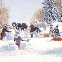 Cobble Hill Famly Puzzles Doggone Winter - 400 pc