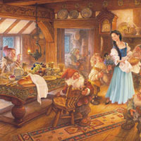 Cobble Hill Family Puzzles Snow White and the Seven Dwarfs - 400 pc